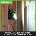 Greenworks Werklamp 24 volt, 2000 Lumen excl. accu en lader G24WL