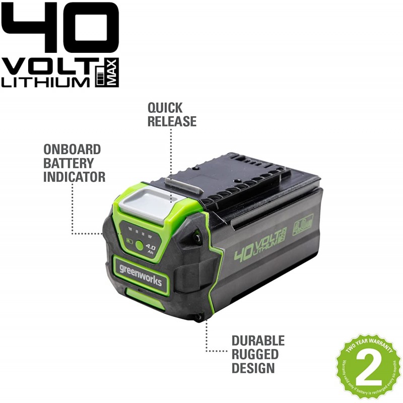 Greenworks G40B4 40 volt 4.0Ah accu