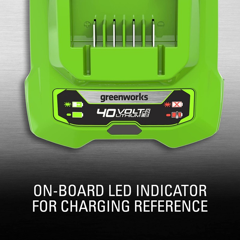 Greenworks G40C 40 volt acculader