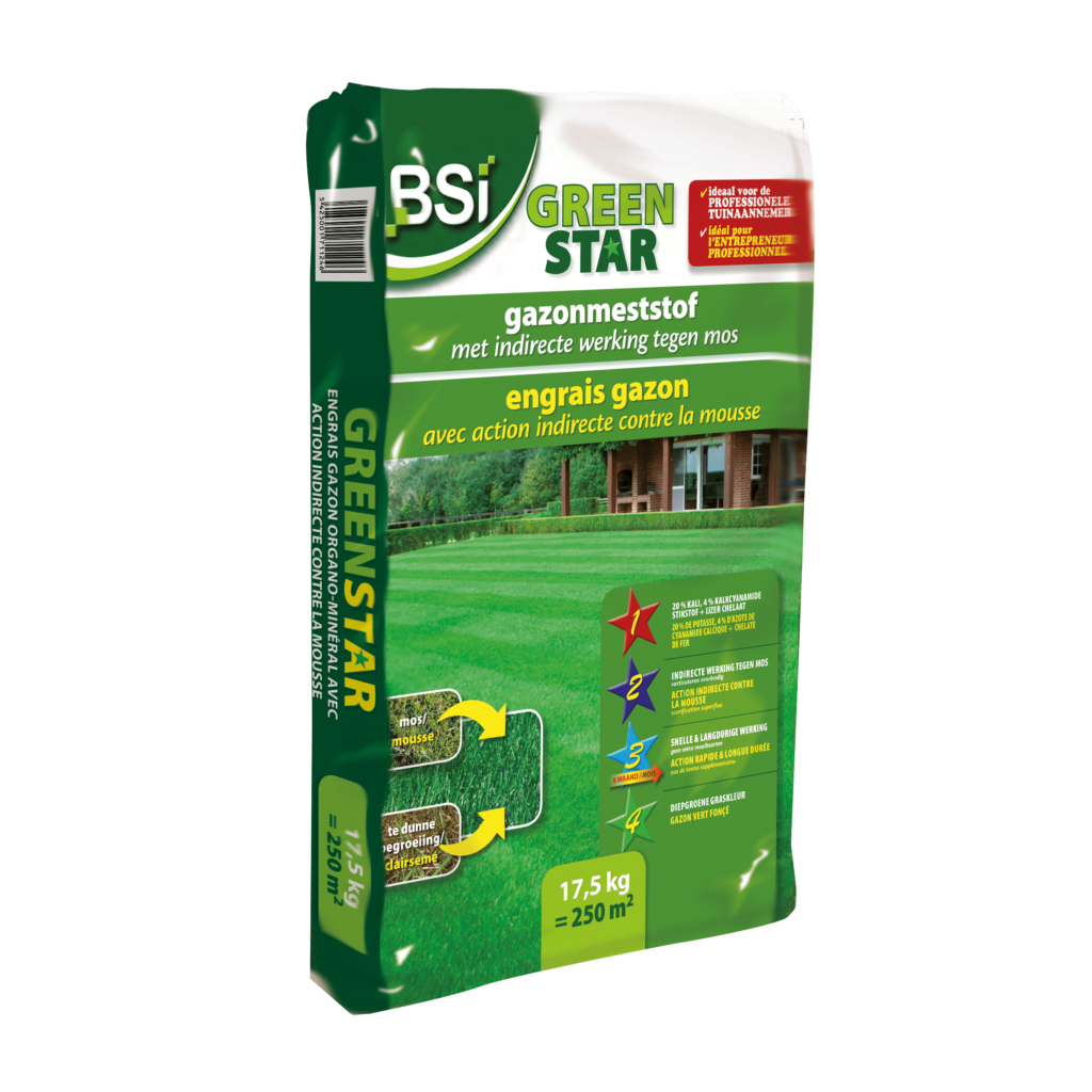 BSI Top gazon Green Star meststof 17,5kg