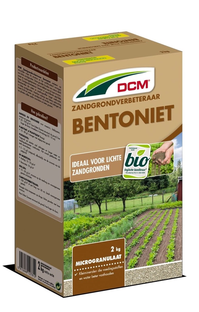 DCM Bentoniet fysische zandgrond verbeteraar 2kg