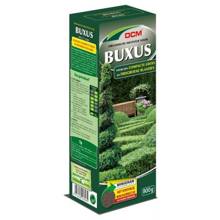 DCM BUXUS 6-3-6 +2MgO + 6Ca meststof - Minigran - Doos van 800gram