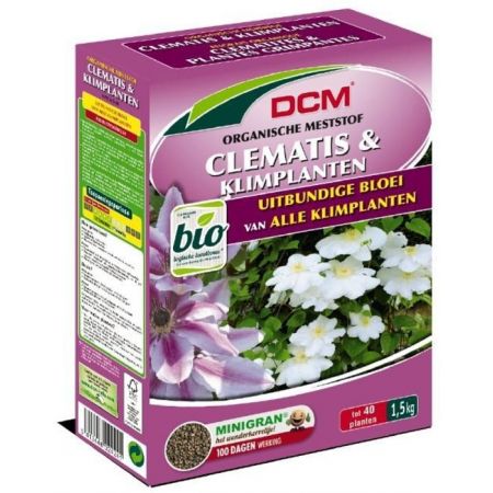 DCM Clematis & klimplanten meststof NPK 6-5-10 - 1,5 kg, doos