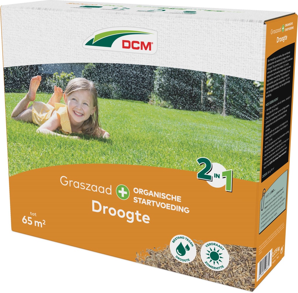 DCM Graszaad Plus Droogte 2,275kg (65m²)