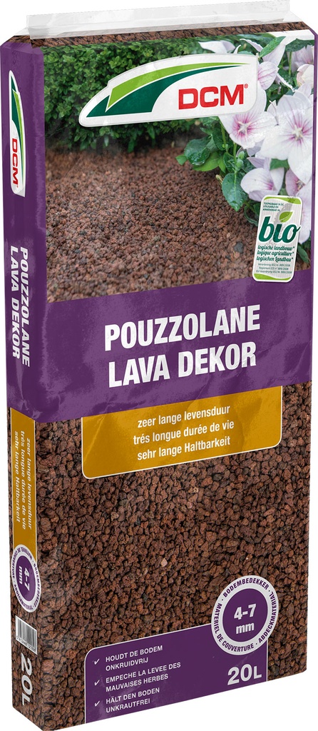 DCM POUZZOLANE LAVA DEKOR 4 - 7mm 20L