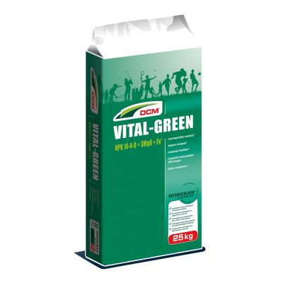 DCM VITAL GREEN Meststof 14-4-8 +Fe (MgO 3) 25kg