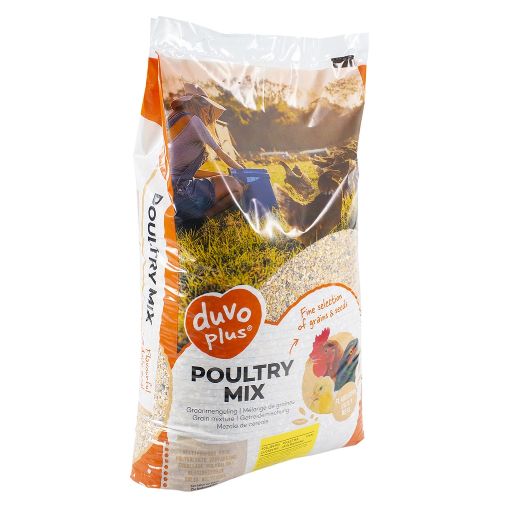 DUVO+ Poeljen mix voor kippen 20kg