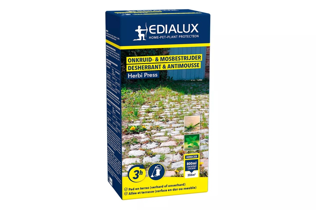 Edialux Herbi Press - totaalherbicide 800ml