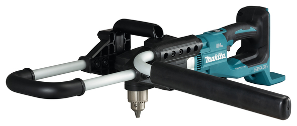 Makita Grondboor 2x18V zonder accu en lader in doos, Incl. adapter A en D