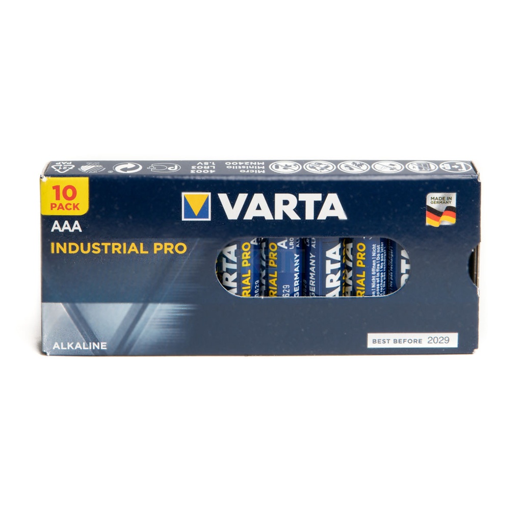 Varta AAA batterij 10-pack Industrial PRO LR03 1,5V