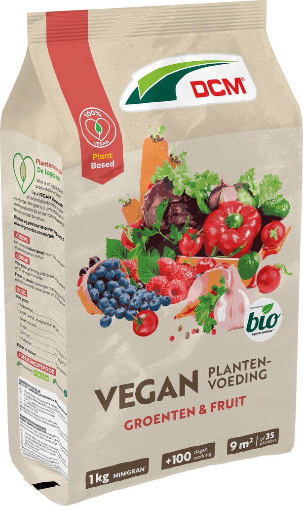 DCM Vegan Plantenvoeding Groenten & Fruit BIO 1kg