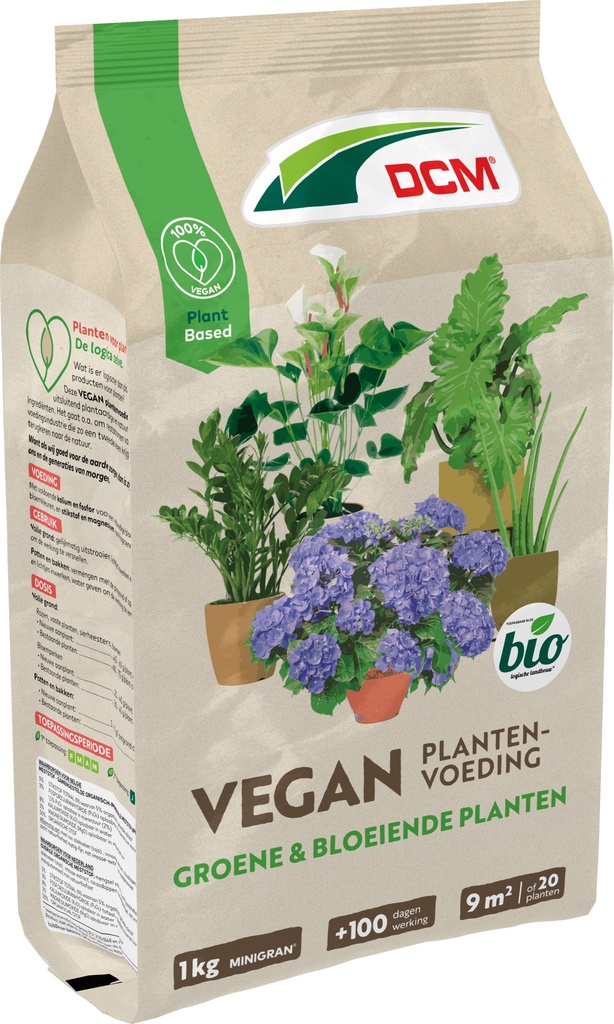 DCM Vegan Plantenvoeding Groene & Bloeiende planten BIO 1kg