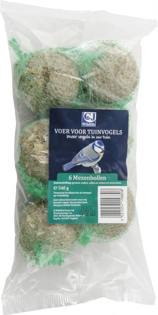 Mezenbollen in net (6 stuks)