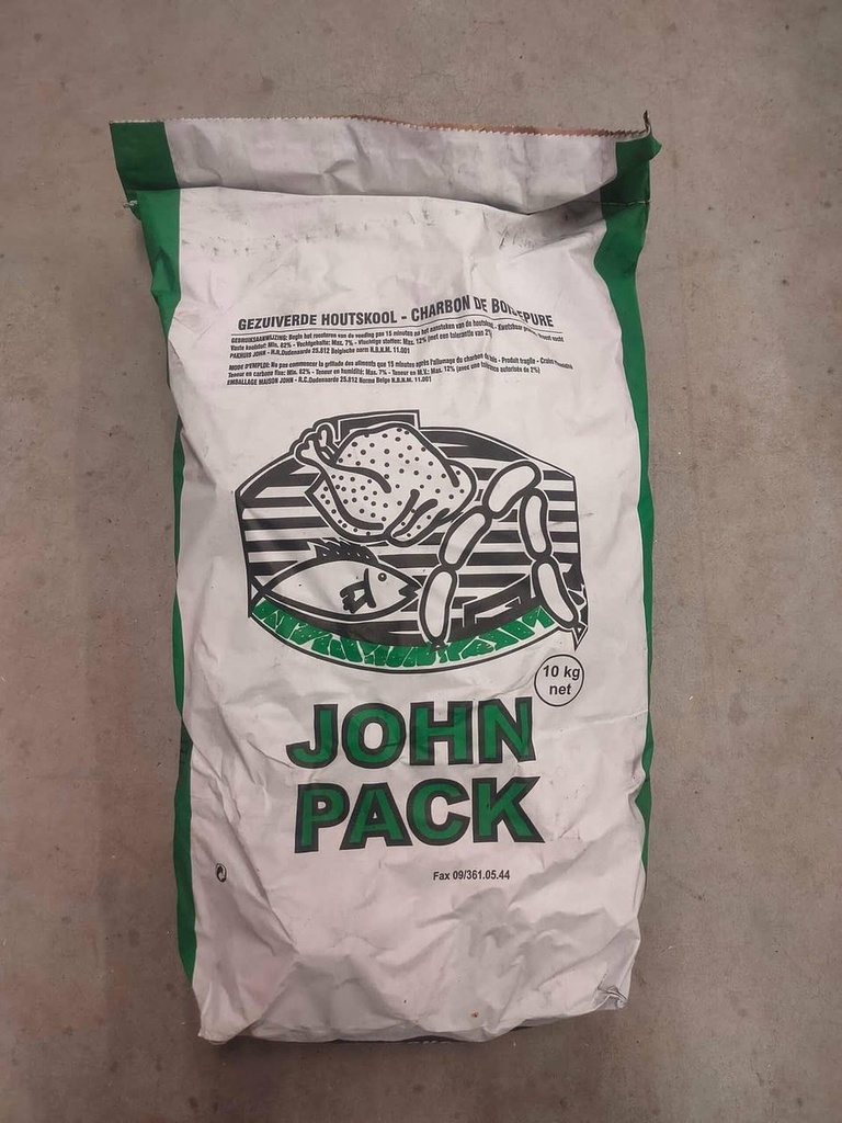 John Pack Houtskool restaurant kwaliteit 10kg