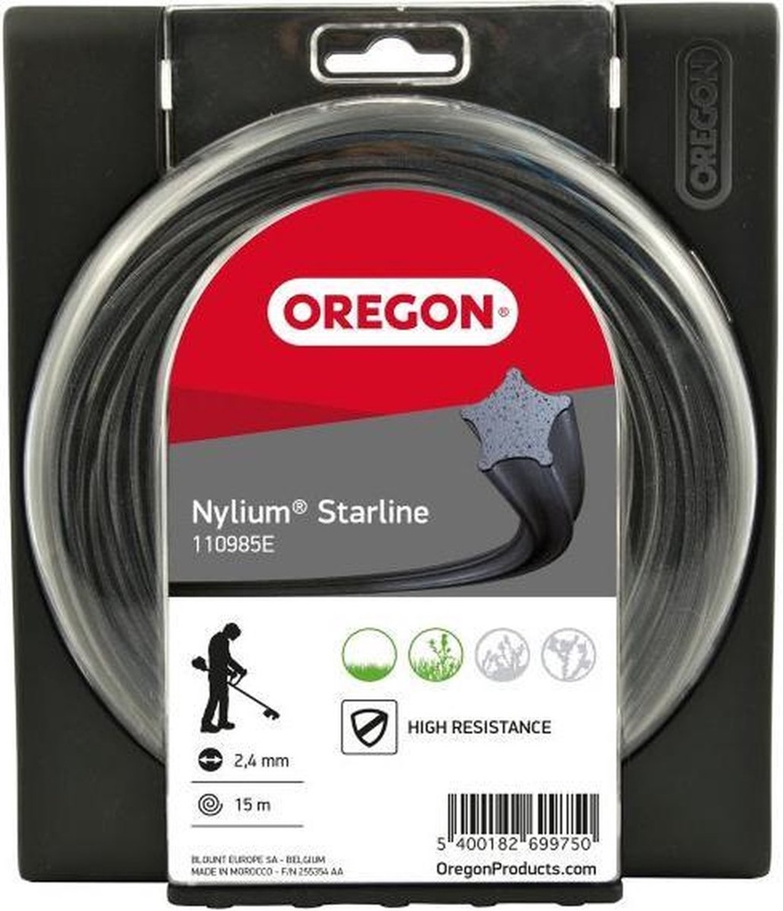 Oregon NYLIUM® STARLINE® maaidraad 2,4mm x 15m