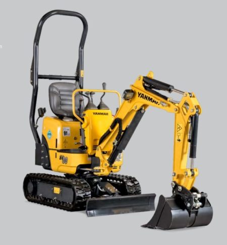 Verhuur Minigraver 1 ton Yanmar SV08