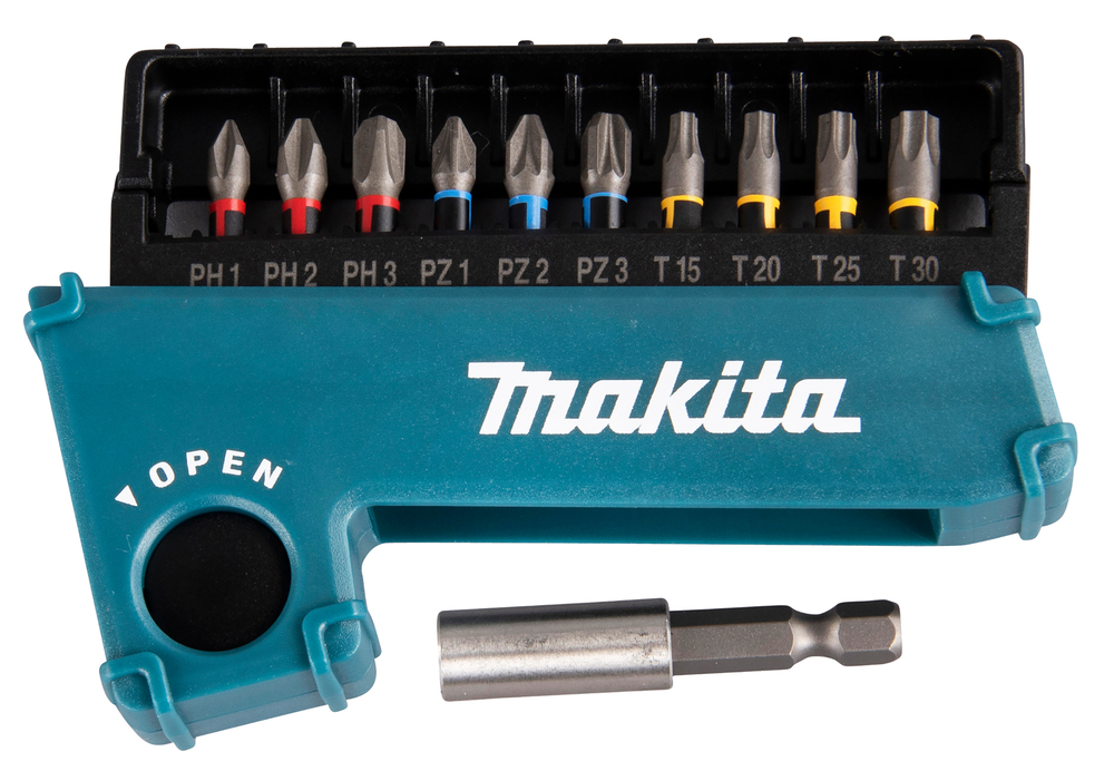 MAKITA Set torsieschroefbits Impact Premier, 11 stuks