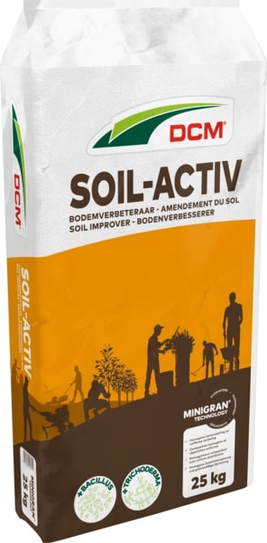 DCM SOIL-ACTIV Complete bodemverbeteraar voor aanleg en renovatie van gazons - Minigran 25kg