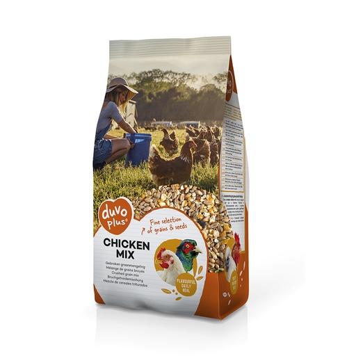 [12280] DUVO+ Poeljen mix voor kippen 4,5kg