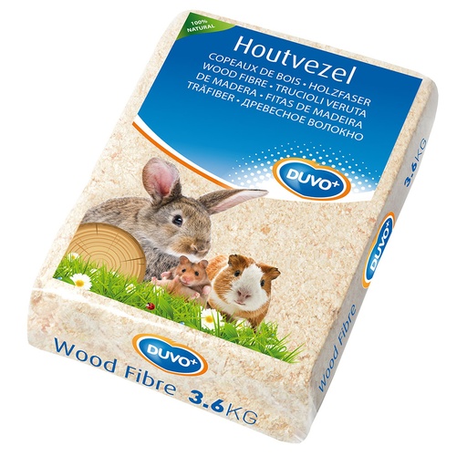 [353404] DUVO Houtvezel voor knaagdieren 3,6kg