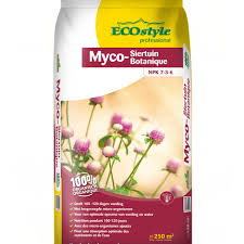 [1100228 K] ECOstyle Myco-Siertuin met Protozoa en mycorrhizae NPK 7-3-6  kruimel - zak van 25kg