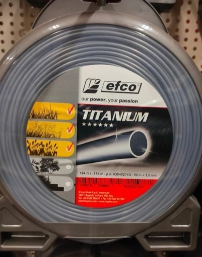 [63040207B] Efco Titanium maaidraad rond 3,5mm 41m