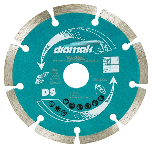 [D-61139] Makita DIAMANDSCHIJF Diamak 125MM x 22,23 mm