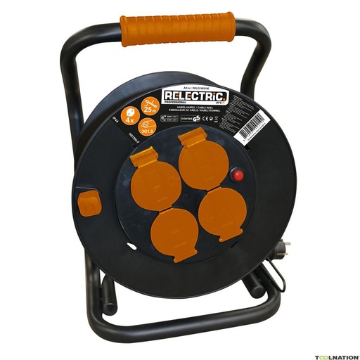 [RELEC493111] Relectric PRO Kabelhaspel 40 meter IP44 3x2,5 mm