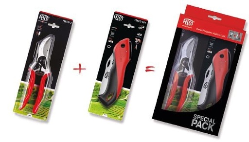 [PROMOPACK P.099] PROMO Felco 2 Snoeischaar maat L sécateur rechtshandig + Felco 601 plooizaag