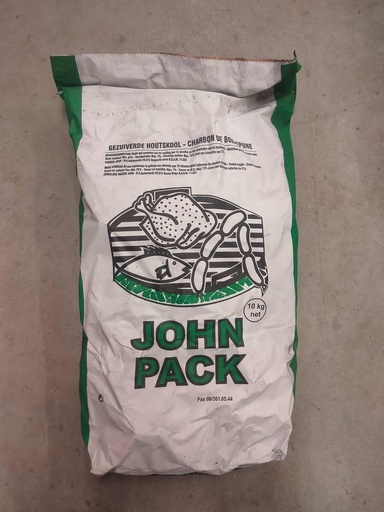 [JohnPackhout10] John Pack Houtskool restaurant kwaliteit 10kg