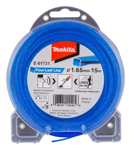 [E-01731] MAKITA KLAVERBLADVORMIGE MAAIDRAAD 1,65MM-15M