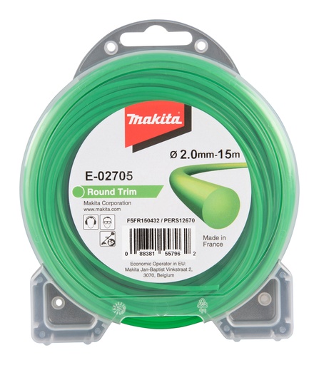 [E-02705] MAKITA RONDE MAAIDRAAD 2,0MM-15M