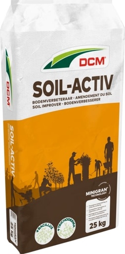 [1007131] DCM SOIL-ACTIV Complete bodemverbeteraar voor aanleg en renovatie van gazons - Minigran 25kg