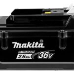 Makita 36V Battery pack – 2x Accu BL3626 36V 2,6Ah + Oplader DC36RA