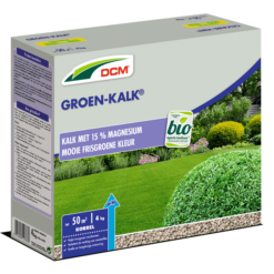 DCM GROEN-KALK®+ 15% MgO - Korrel - Doos van 4kg