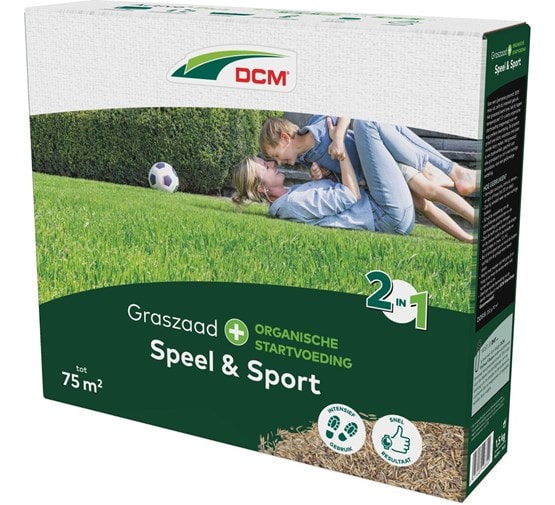 DCM GRASZAAD ACTIVO® PLUS 1,5kg (75m²) Speel en sport